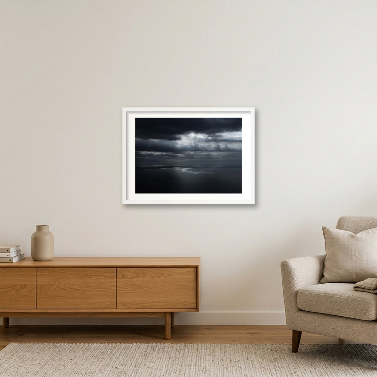 488 — 59×42cm, 23×17" White Frame
