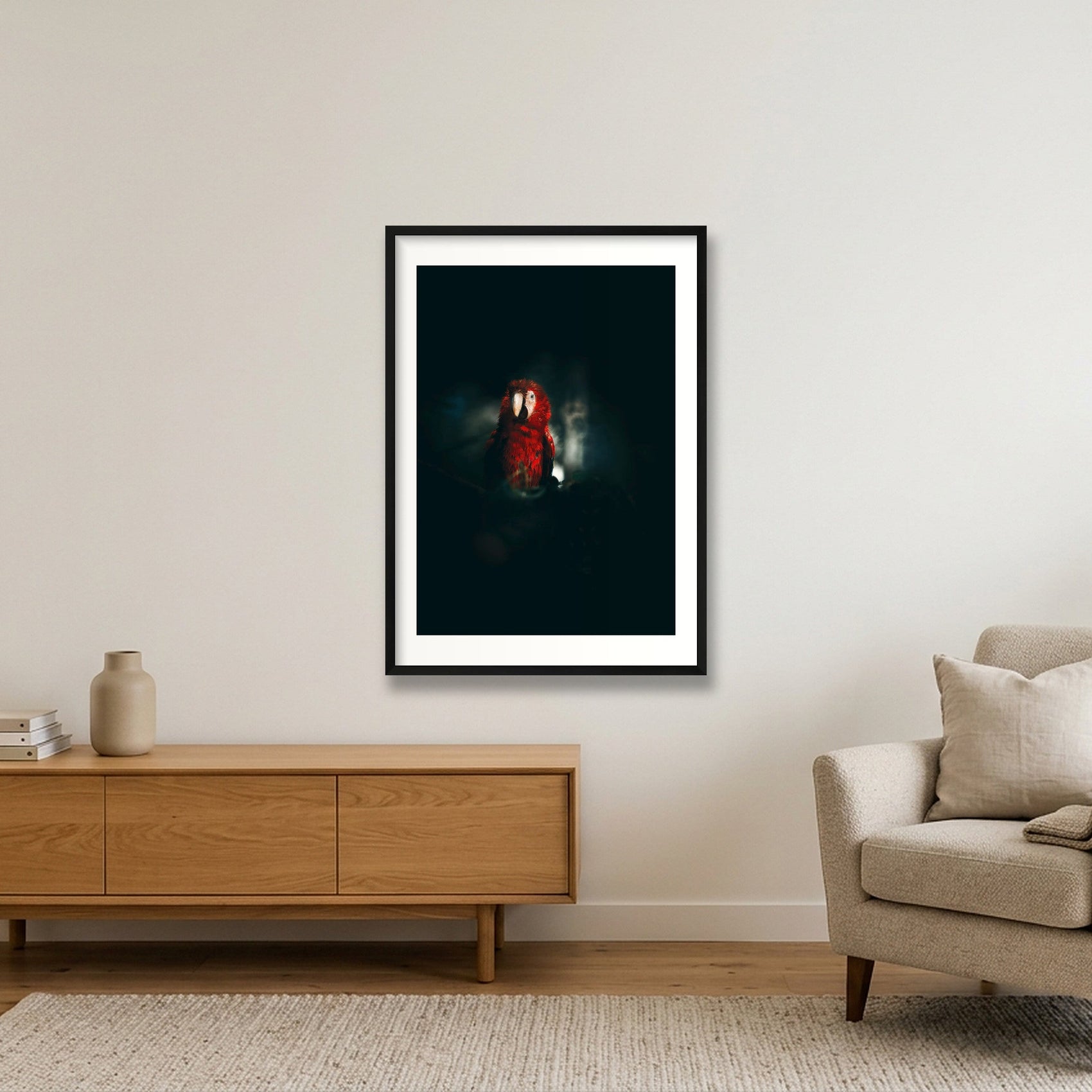 1812 — 59×84cm, 23×33" Black Frame