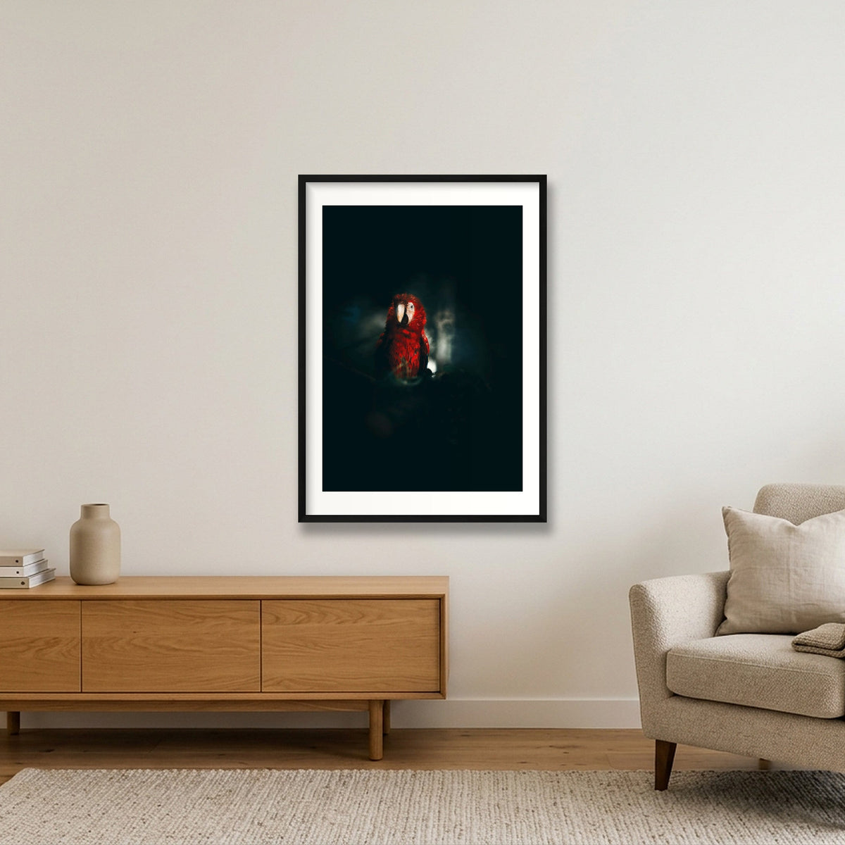1812 — 59×84cm, 23×33" Black Frame