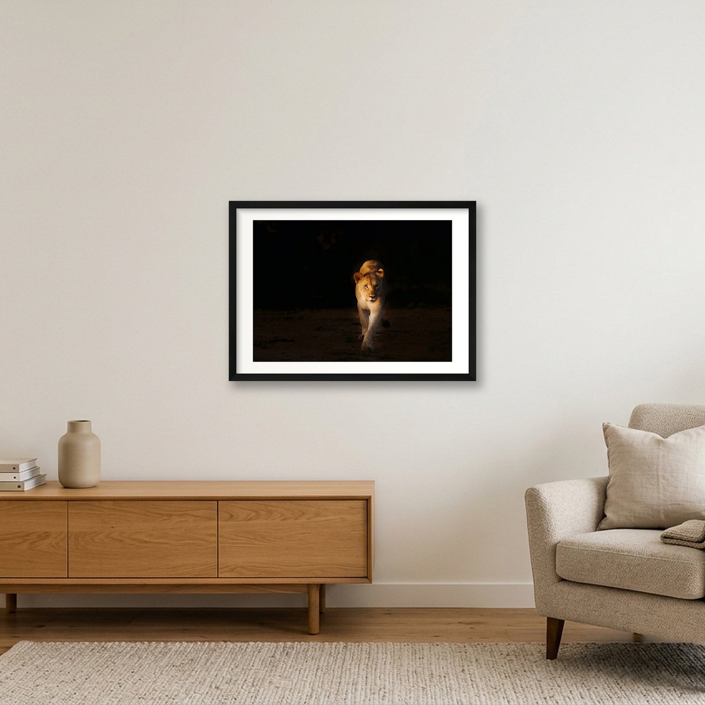 416 — 59×42cm, 23×17" Black Frame