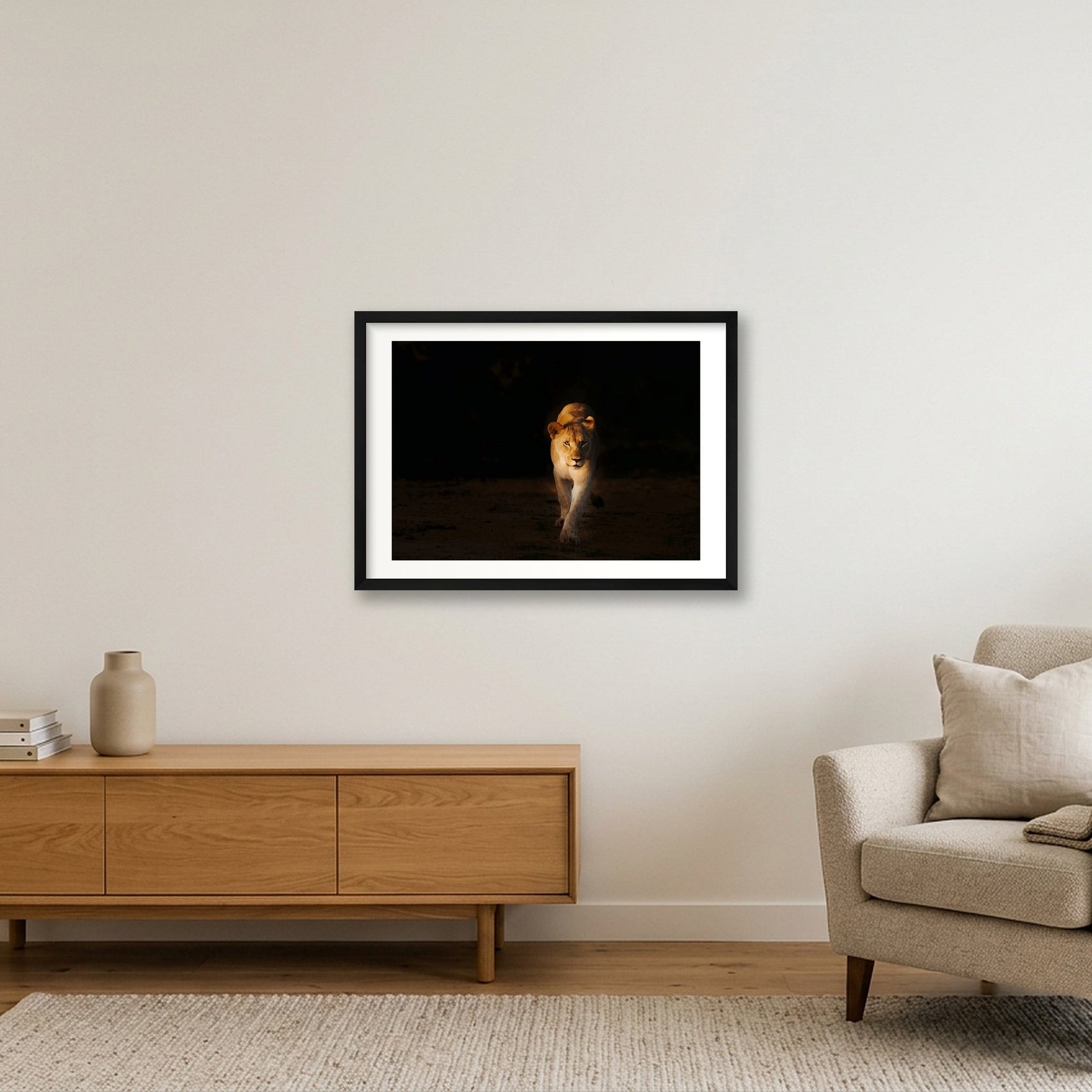 416 — 59×42cm, 23×17" Black Frame