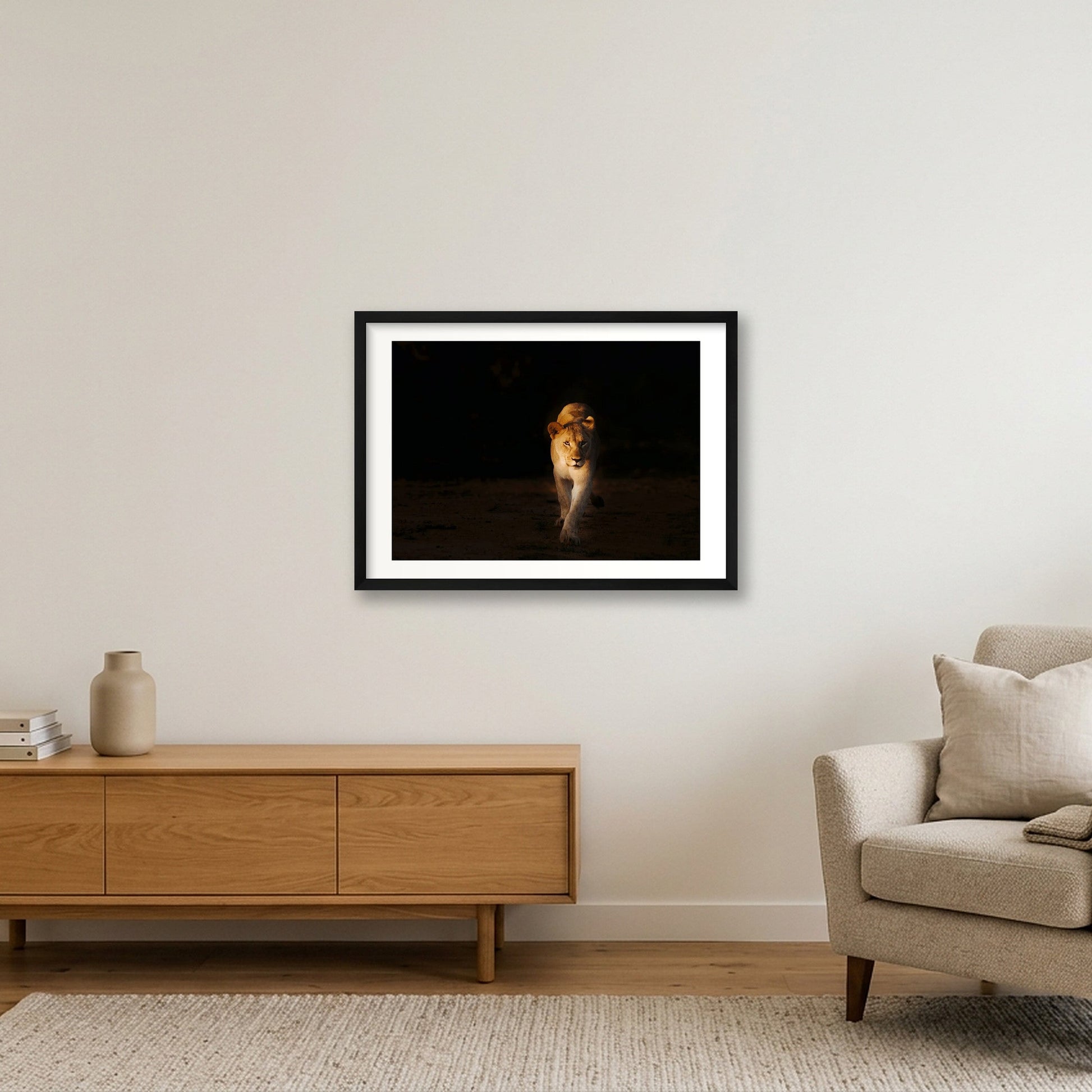416 — 59×42cm, 23×17" Black Frame