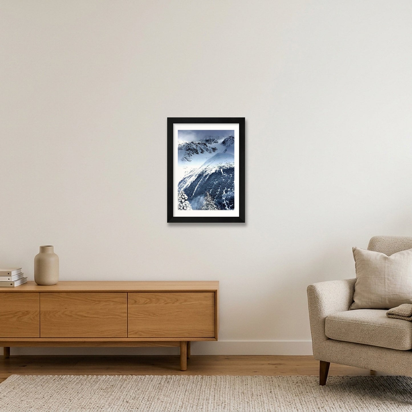 436 — A4 (21×30cm, 8×12") Black Frame