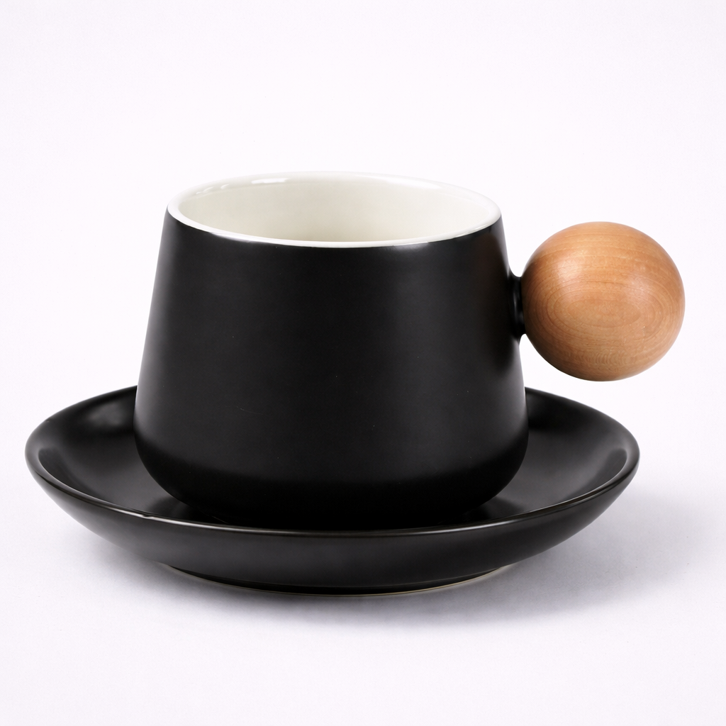 Home Coffee Cup and Saucer Set Expensive Mug Gift Ceramic product image 5