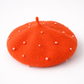 Fashion New Princess Kids Girls Caps Berets Lovely Pearl Beanies Hats Spring Autumn Winter Toddler Girls Hats Photography Props