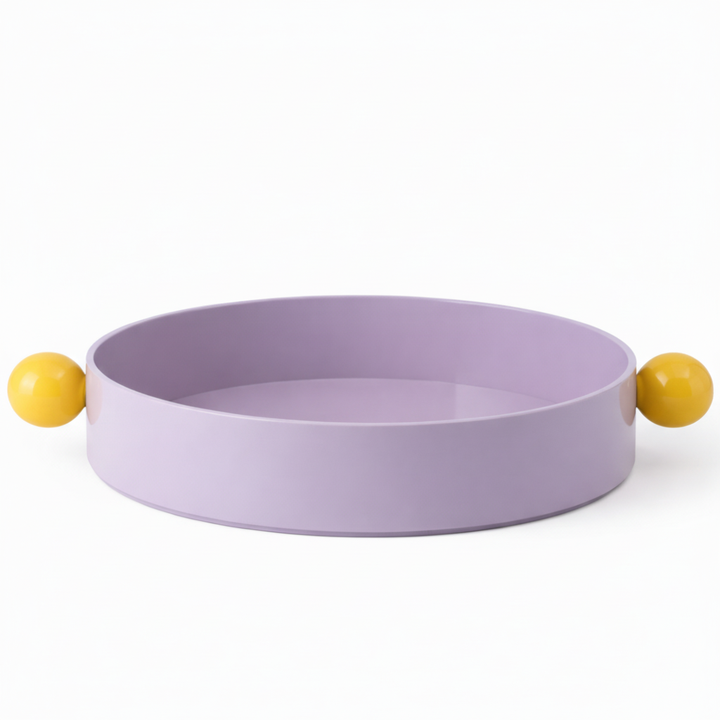 Dopamine Creative Fruit Plate Candy Plate Desktop Tray Snacks Household Ceramic Ball Storage Plate