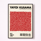 Y-Yayoi Kusama Poster Old Movies Wall Art Print Poster Decorative Mural Modern Home Decor Birthday Gift Unframed Garage Room