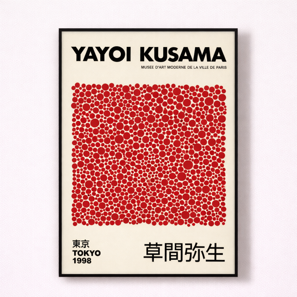 Y-Yayoi Kusama Poster Old Movies Wall Art Print Poster Decorative Mural Modern Home Decor Birthday Gift Unframed Garage Room