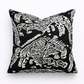 DAVINRICH Mountain Tiger Themed Heavy Embroidered Pillow Covers Luxury Italian Style Accent Cushion Case For Villa Hotel Office