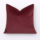 Modern Minimalist and Luxurious Cushion Cover Nordic Wine Red Suede Abstract Art Cushion Covers Sofa Bedside Throw Pillow covers