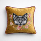 Medicci Home High End Cushion Cover Luxury Velvet Animal Snake King Dazzling Jacquards Sofa Pillow Case Dark Green 30x50cm