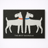 Doormat with two dogs and &