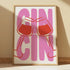 Framed artwork with &