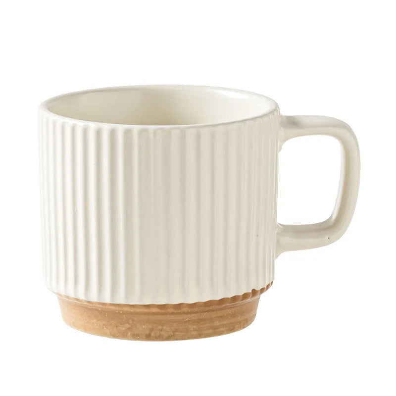 Japanese-style  White Porcelain Household Drinking Cup High Temperature Resistant Coffee Mug Milk Cup Teacup