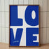 Framed artwork with &