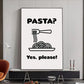Pasta Kitchen Wall Art - alternate product view