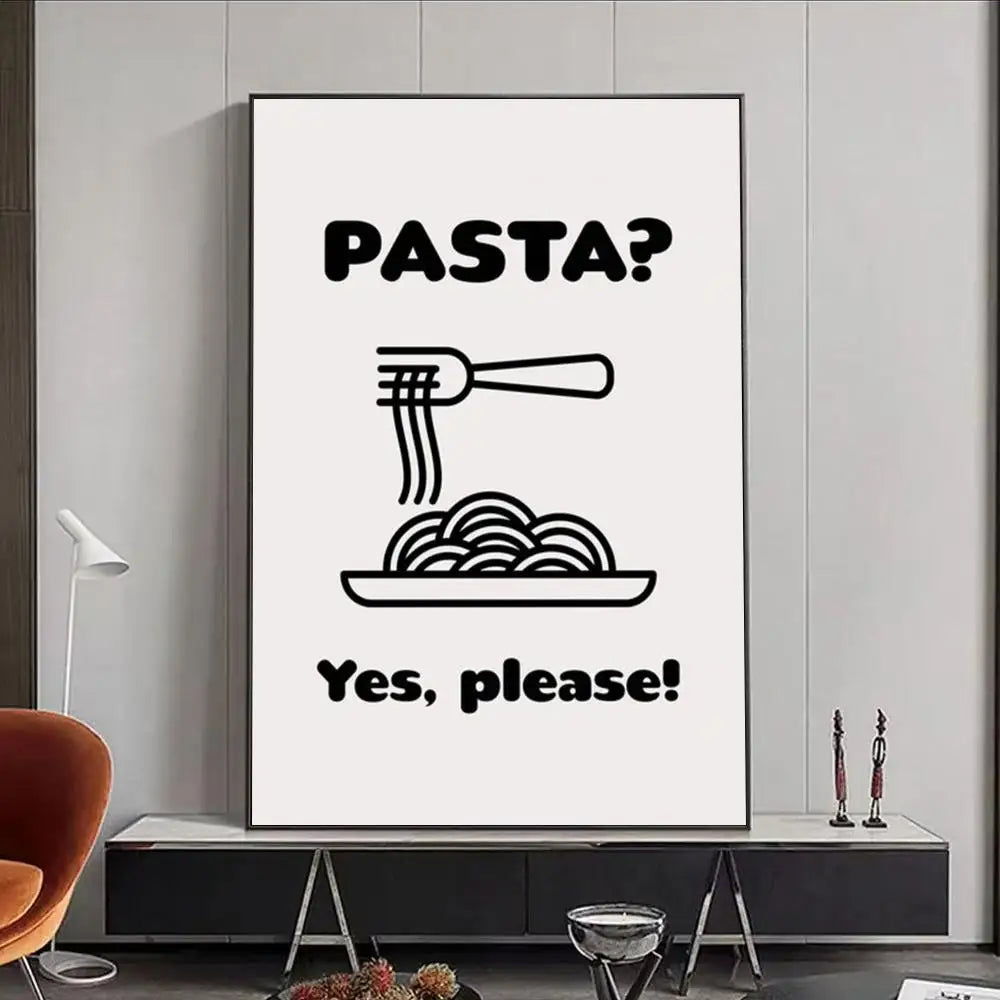 Pasta Kitchen Wall Art - alternate product view