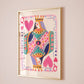 queen hearts wall art playing card print game room decor product view 5