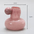 Pink Rounded Ceramic Vase - alternate product view