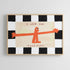 Framed artwork with a cartoon character reaching out and text &