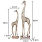 Giraffe lover resin sculpture home decor