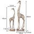 Giraffe lover resin sculpture home decor