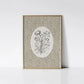 Neutral Floral Wall Art Vintage Botanical Print Bedroom Decor Flower product image 2