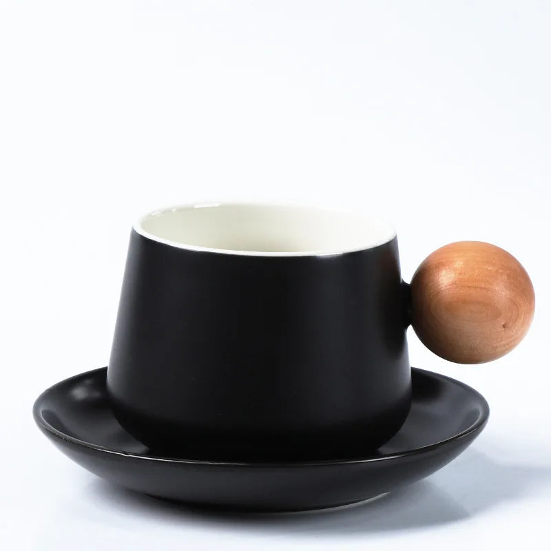 Home Coffee Cup and Saucer Set Expensive Mug Gift Ceramic product view