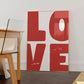 Trendy Love Is The Key Canvas Posters Prints Modern Style Red Love Quote Wall Art Painting Pictures for Living Room Home Decor