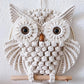 Owl Tapestry Hand-woven Owl Dream Catcher Wall Hanging Macrame Mandala Tassel Boho Decor DIY Apartment Dorm Room Home Decoration