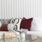 Modern Minimalist and Luxurious Cushion Cover Nordic Wine Red Suede Abstract Art Cushion Covers Sofa Bedside Throw Pillow covers