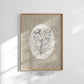 Neutral Floral Wall Art Vintage Botanical Print Bedroom Decor Flower product image 3