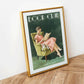 woman reading with cat wall art reading nook canvas print product view 5