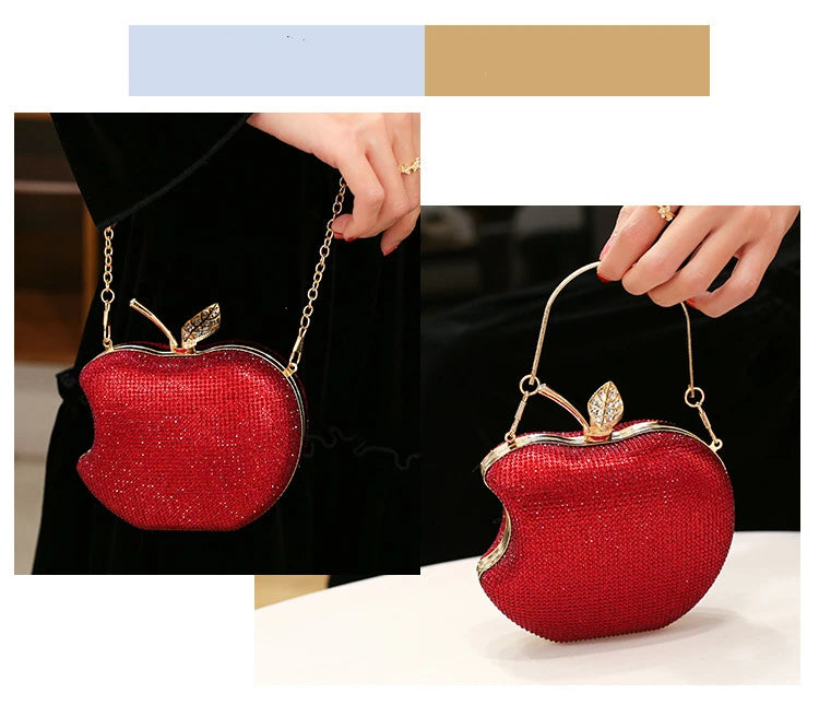 Women's Luxurious Mini Evening Box Clutch Lipstick Bag Cute Shape for Party Events