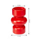 White Red Flower Vase Plastic Nordic Decoration Desktop Vase Flower Arrangement Creative Plant Bottle for Living Room