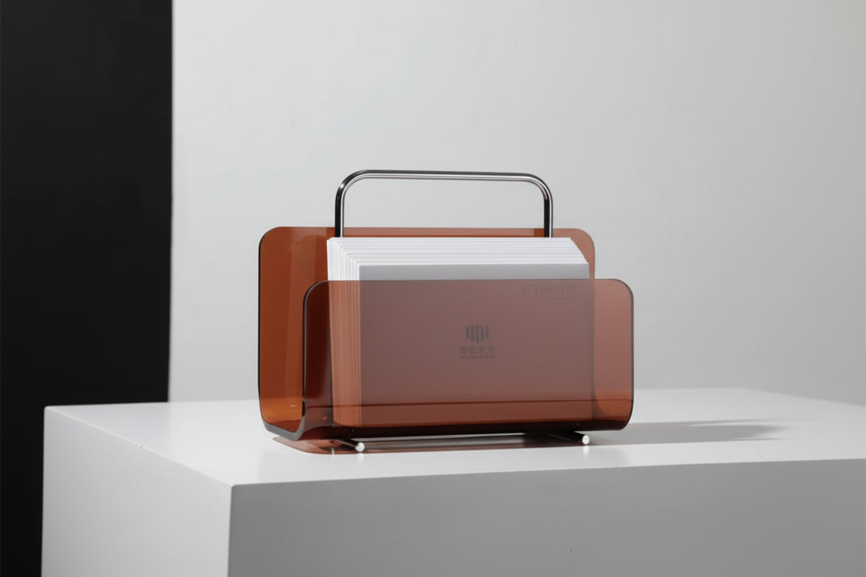 Joylove Simple Modern Home Metal Acrylic Bookshelf Decoration Study Desktop Sales Office Model Room Decoration