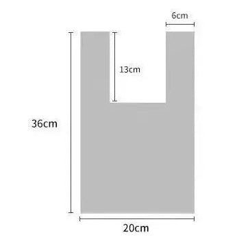 Product information sheet for a name knitted bag with dimensions and care instructions.