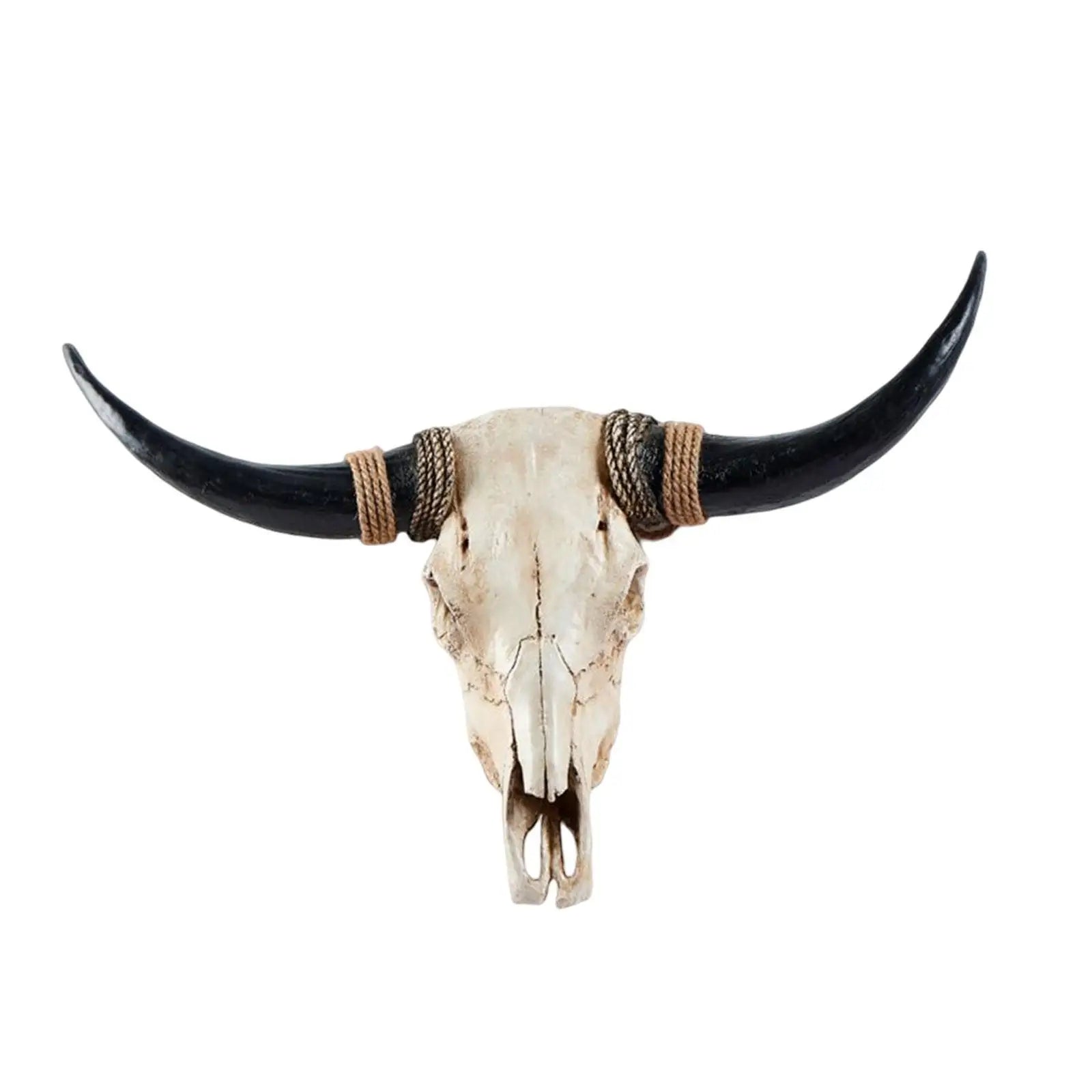 Animals Heads Wall Decor Cabinet Bedroom Longhorn Cow Skull Wall Sculpture