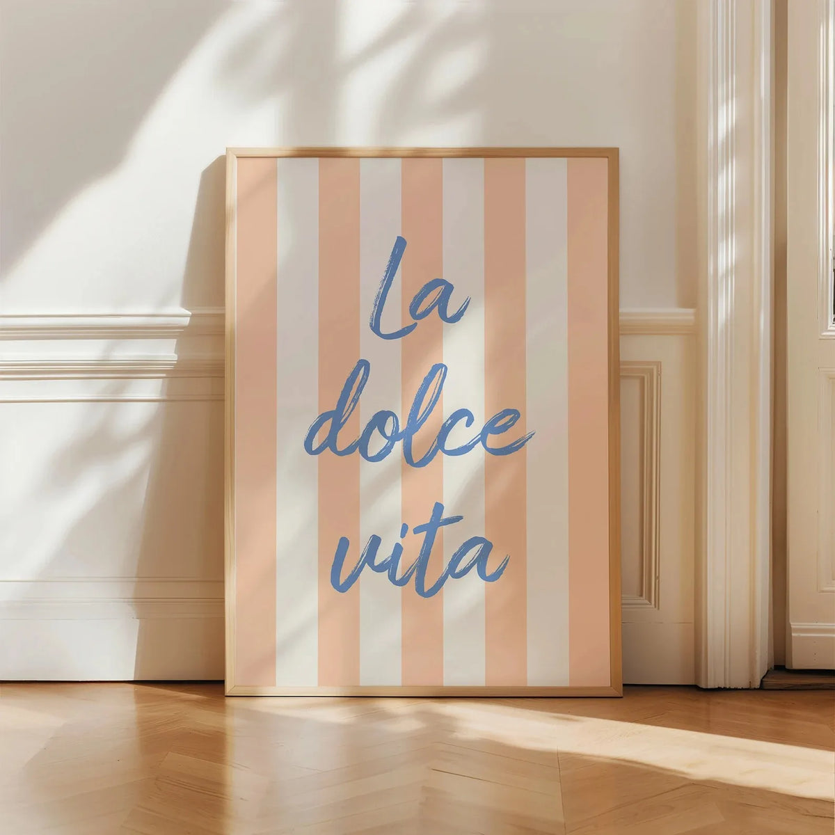 Fashion Ciao Bella Canvas Printing Wall Italian Quotation Typesetting Wall