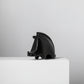 Black Nordic Wild Boar Ceramic Ornament