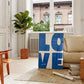 Charming Blue Love Wall Art Prints Canvas Painting Poster Picture For Living Dining Play Room Home Deco