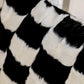 45X45CM Plush Throw Pillow Cover Nordic Modern Black White Stamping Waist Cushion Cover Decor Home Decorative Pillowcase