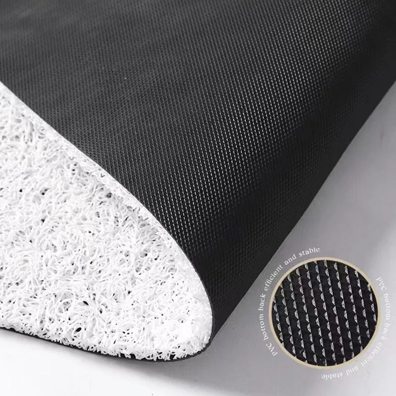 Funny Cats Entrance Doormat Dogs Anti-slip PVC Floor Mats Easy Clean Entry Porch Hallway Entryway Home Decor Dust Removal Carpet