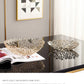 Modern Wedding Metal Light Luxury Golden Dry Fruit Plate Decoration Tray Metal Hollow for Home Decoration Gitfs