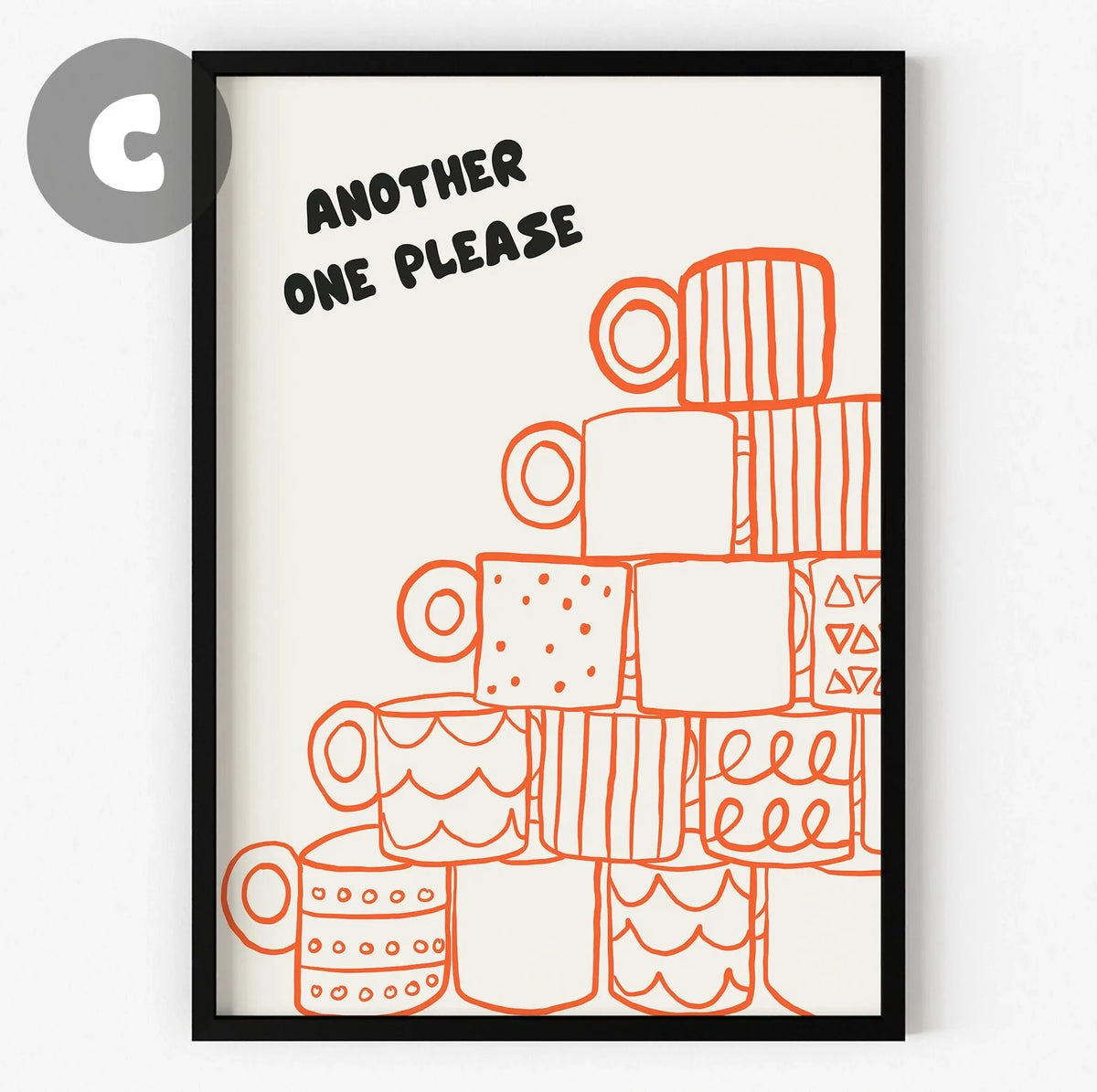 1/3pcs Italian Coffee Canvas Poster Minimalist Orange and Black Cafe Kitchen Wall Art Prints for Modern Living Room Home Decor