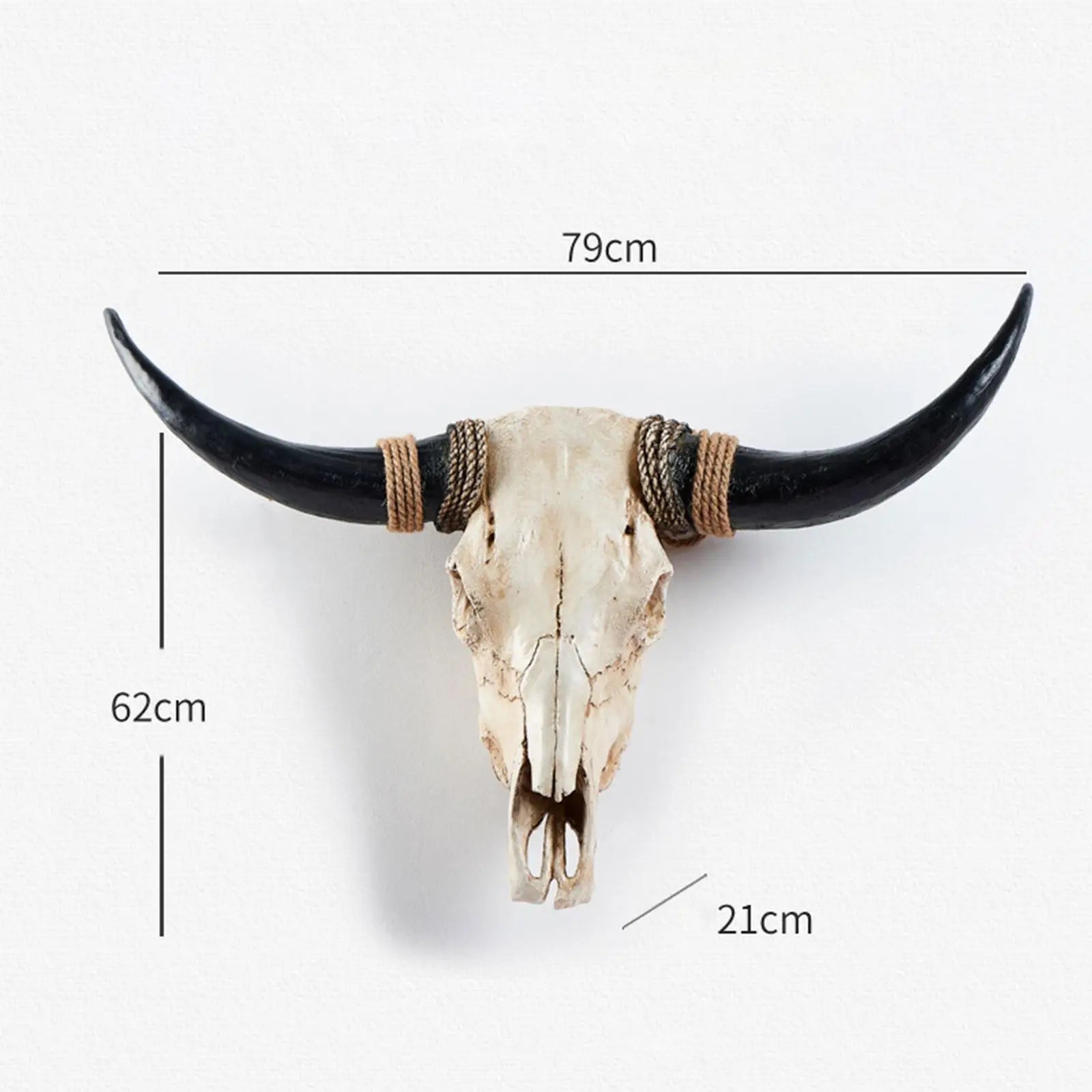 Animals Heads Wall Decor Cabinet Bedroom Longhorn Cow Skull Wall Sculpture