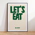Framed poster with &