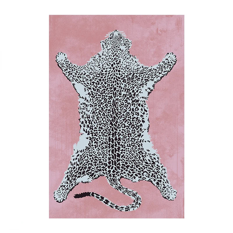 Light Luxury Plush Lounge Rug Home Bedroom Decor Leopard Print Carpet Thicken Study Non-slip Mat Nordic Carpets for Living Room