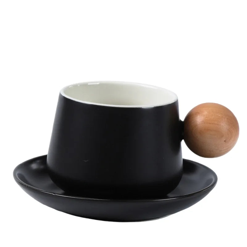 Home Coffee Cup and Saucer Set Expensive Mug Gift Ceramic product image 3