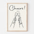 Framed artwork with &